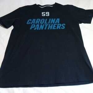 Nike Black and Blue Graphic Tee